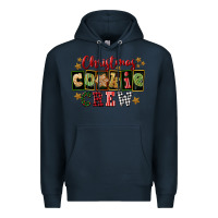 Navy Christmas cookie crew Premium Hoodie - FaDigitalArtStudio