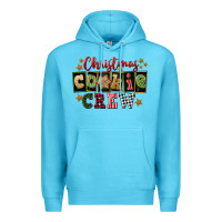 Ocean Blue Christmas cookie crew Premium Hoodie - FaDigitalArtStudio