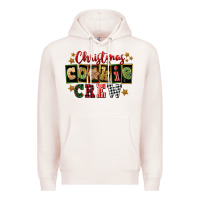 Pale Pink Christmas cookie crew Premium Hoodie - FaDigitalArtStudio