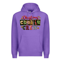 Purple Christmas cookie crew Premium Hoodie - FaDigitalArtStudio