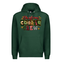 Sports Green Christmas cookie crew Premium Hoodie - FaDigitalArtStudio