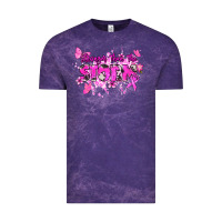 Cloud Purple Stronger than the storm Cancer Awareness Vintage Tee - HowdyJamesFarm