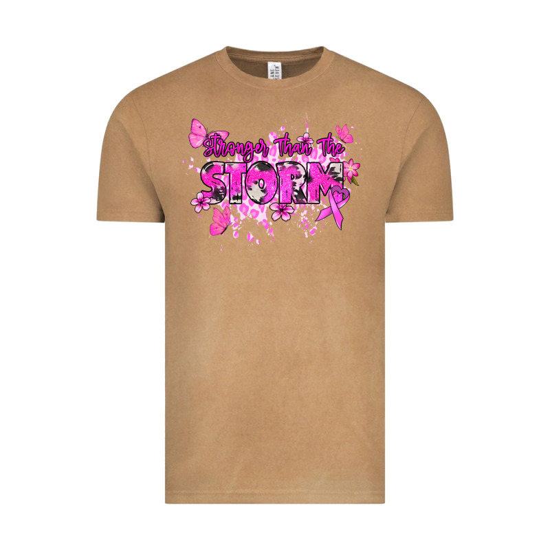 Stronger Than The Storm Cancer Awareness Vintage Tee by HowdyJamesFarm | Teevron