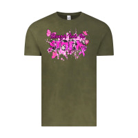 Vintage Olive Stronger than the storm Cancer Awareness Vintage Tee - HowdyJamesFarm