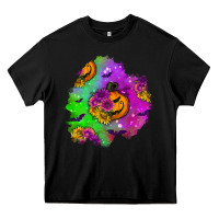 Black halloween patch 1 Heavy Core Tee - BundleAndBundleShop