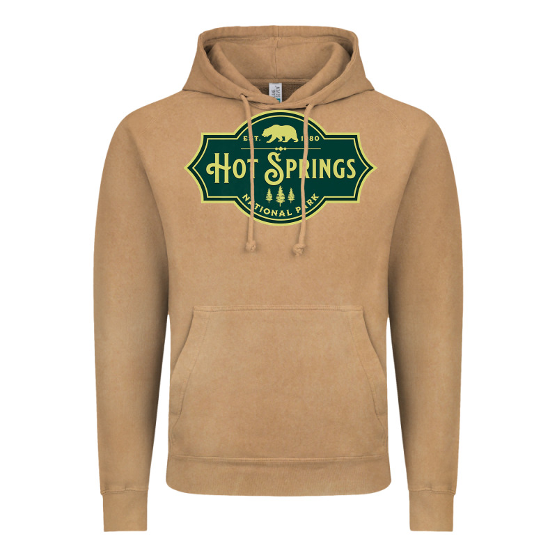 Hot Springs National Park Arkansas Nature Bear Hike Outdoors Vintage Hoodie by lanVoArt | Teevron