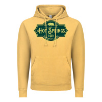 Vintage Mustard Hot Springs National Park Arkansas Nature Bear Hike Outdoors Vintage Hoodie - lanVoArt