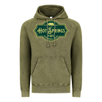 Vintage Olive Hot Springs National Park Arkansas Nature Bear Hike Outdoors Vintage Hoodie - lanVoArt