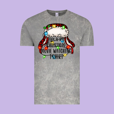 This Is My Christmas Movie Watching Vintage Tee Designed By Jasminsmagicworld