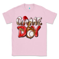 Bubblegum Pink Game day Baseball Classic Tee - NancyCooperArtShop
