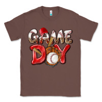 Chestnut Game day Baseball Classic Tee - NancyCooperArtShop