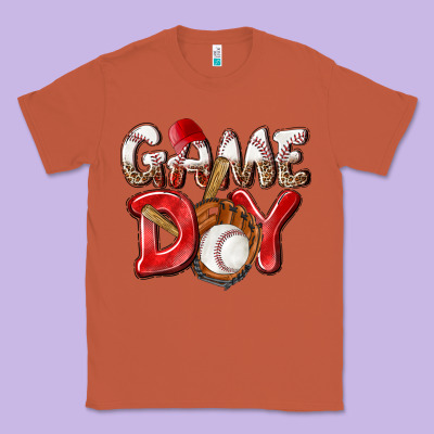 Game Day Baseball Classic Tee Designed By Nancycooperartshop