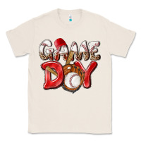 Natural Game day Baseball Classic Tee - NancyCooperArtShop