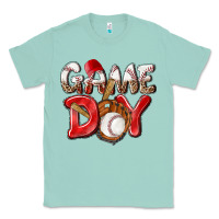 Seafoam Game day Baseball Classic Tee - NancyCooperArtShop
