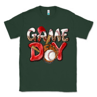 Sports Green Game day Baseball Classic Tee - NancyCooperArtShop