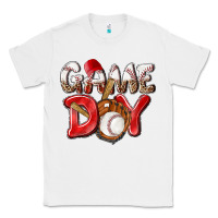 White Game day Baseball Classic Tee - NancyCooperArtShop