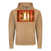 Vintage Camel exit sign   hippie Vintage Hoodie - lanVoArt