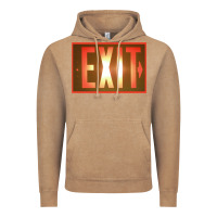 Vintage Coffee exit sign   hippie Vintage Hoodie - lanVoArt