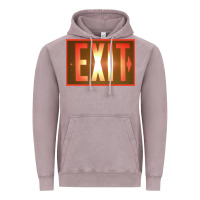 Exit Sign   Hippie Vintage Hoodie | Teevron