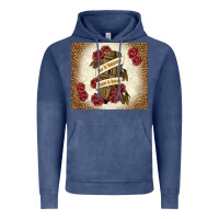 Vintage Denim fear is temporary regret is forever Vintage Hoodie - TumblerDesignByShophia
