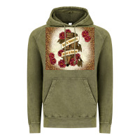 Vintage Olive fear is temporary regret is forever Vintage Hoodie - TumblerDesignByShophia