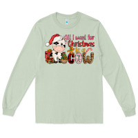 Matcha all want for christmas is a cow Long Sleeve Tee - CowGirlArtShop