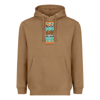 Toasted Coconut fall pattern Heavyweight Hoodie - Artiststas