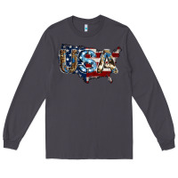 Smoke usa american flag background Long Sleeve Tee - Jasminsmagicworld