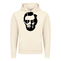 Vintage Artic cool abe lincoln with aviator sunglasses black Vintage Hoodie - lanVoArt