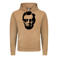 Vintage Camel cool abe lincoln with aviator sunglasses black Vintage Hoodie - lanVoArt