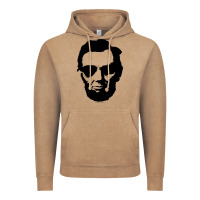 Vintage Coffee cool abe lincoln with aviator sunglasses black Vintage Hoodie - lanVoArt