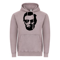 Cool Abe Lincoln With Aviator Sunglasses Black Vintage Hoodie | Teevron