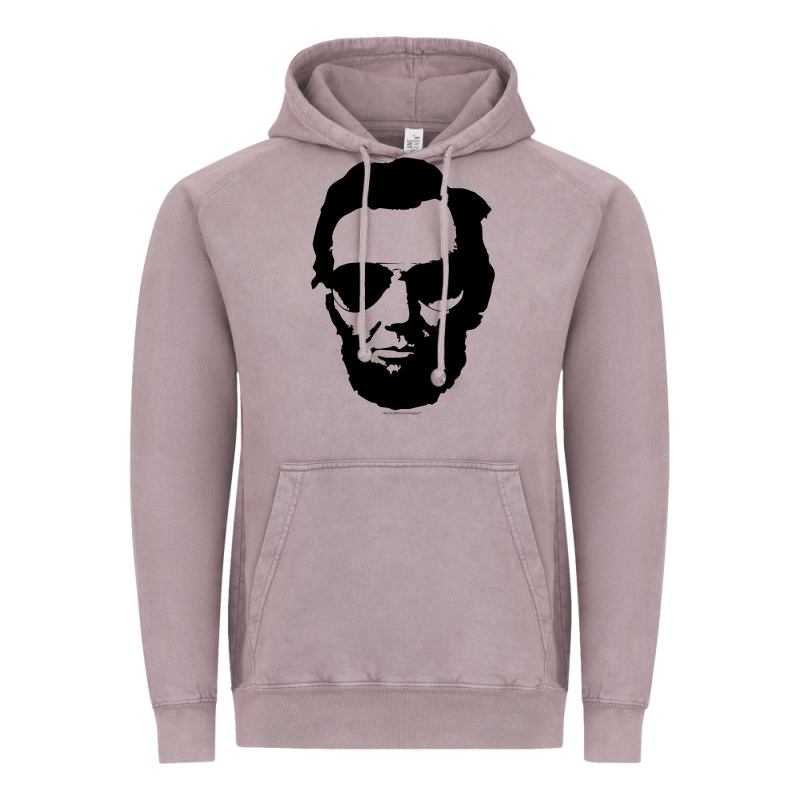 Cool Abe Lincoln With Aviator Sunglasses Black Vintage Hoodie by lanVoArt | Teevron