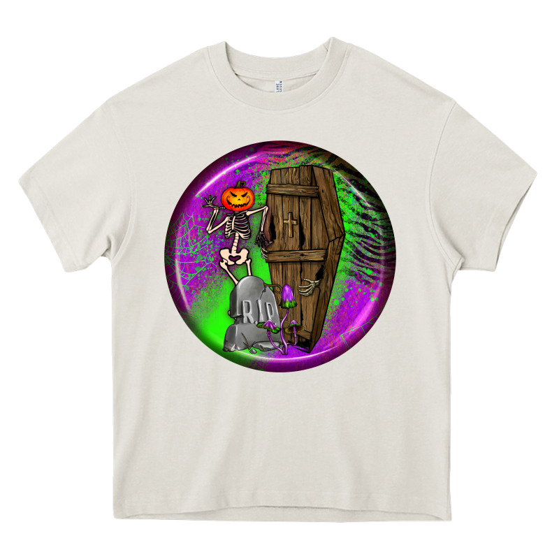 Halloween Round Earrings 1 Heavy Core Tee by BundleAndBundleShop | Teevron