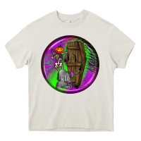 Cream halloween round earrings 1 Heavy Core Tee - BundleAndBundleShop