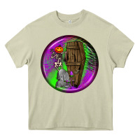 Mossy halloween round earrings 1 Heavy Core Tee - BundleAndBundleShop