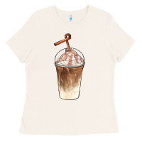 Bone iced coffee with cream Ladies Tee - BarkalooDesign