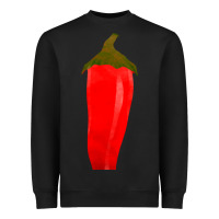 Black Chilli Pepper Fa Element Heavyweight Sweatshirt - FaDigitalArtStudio