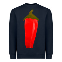 Navy Chilli Pepper Fa Element Heavyweight Sweatshirt - FaDigitalArtStudio