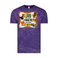 Cloud Purple jesus flannel's pumpkins blessings Vintage Tee - TumblerDesignByShophia