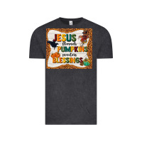 Vintage Black jesus flannel's pumpkins blessings Vintage Tee - TumblerDesignByShophia