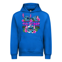 Cobalt preview flower stitch  4th grade Urban Hoodie - AdoDesignShop