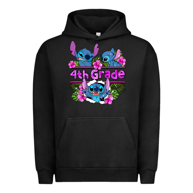 Preview Flower Stitch  4th Grade Urban Hoodie by AdoDesignShop | Teevron