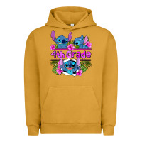 Pigment Peanut Butter preview flower stitch  4th grade Urban Hoodie - AdoDesignShop
