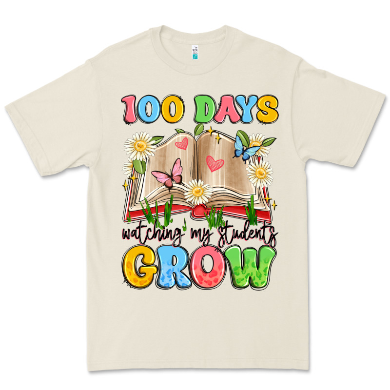 100 Days Watching My Students Grow Premium Tee by Artiststas | Teevron