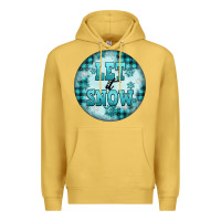 Antique Gold let it snow Premium Hoodie - FaDigitalArtStudio