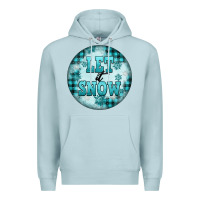 Blue Mist let it snow Premium Hoodie - FaDigitalArtStudio