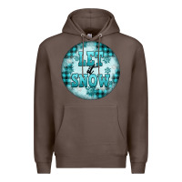 Coffee let it snow Premium Hoodie - FaDigitalArtStudio