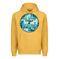 Mustard let it snow Premium Hoodie - FaDigitalArtStudio