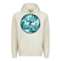 Oatmeal Heather let it snow Premium Hoodie - FaDigitalArtStudio